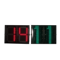8 Jahre Lebensdauer LED-Fahrzeug-Countdown-Timer CE Verkehrs-Fahrzeug-Countdown-Timer 800mm PC-Gehäuse für Industriegebiete