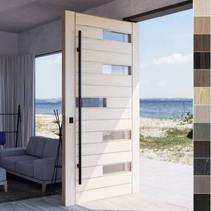 Puerta Principal de Madera de Estilo Americano Contemporáneo, Puertas de Entrada de Madera para Casas, Villas, Puerta Principal Exterior Moderna Pivotante - Product Image 5