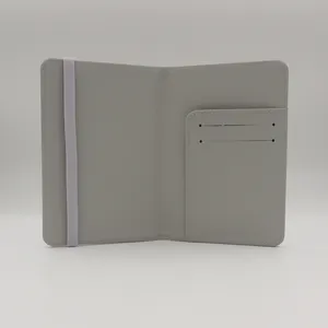 Vendita calda sublimazione in bianco in pelle sintetica porta passaporto cover stampa a trasferimento termico porta carte