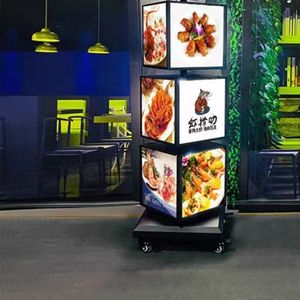 Affichage LED rotatif sur pied à 3 niveaux 145*40*40 pour menu intérieur - Product Image 2