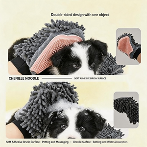 Cepillo <span class=keywords><strong>de</strong></span> Doble Cara para Mascotas con Diseño <span class=keywords><strong>de</strong></span> Huella <span class=keywords><strong>de</strong></span> Pata, TPR, para Eliminar Pelo Muerto y Masajear, para Perros y Gatos - Product Image 3