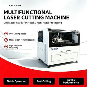 Machine de découpe laser multifonctionnelle à fibres et CO2 entièrement fermée, pour la découpe de métaux, bois, plastiques et feuilles acryliques de haute qualité - Product Image 2