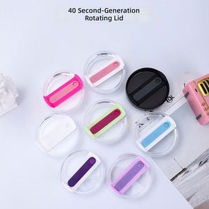 Factory Hot Ice 40oz Second Generation Transparent Rotating Car Cup Lid Leak-Proof Anti-Overflow Seal - Product Image 2