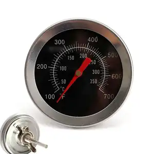 Edelstahl Barbecue BBQ Raucher Grill Ofen Thermometer Temperatur anzeige 0-350 Grad