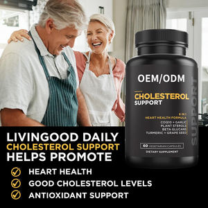 Complément alimentaire en capsules pour le soutien du cholestérol, marque privée, pour la santé cardiaque des adultes, avec CoQ10 à base de plantes - Product Image 2