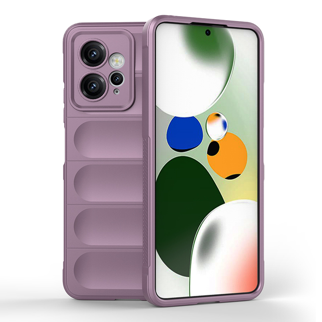 Armor Shockproof Test Silicone TPU Thick Cover Phone Case for Redmi Note 12 4G