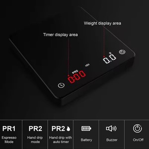 Hoch 2kg Kc200 Anpassbares Pulver Digitaler Wiege fluss Kommerzielle Bluetooth 2025 Wasser USB 2000g Mini Lcd Kaffee waage - Product Image 5