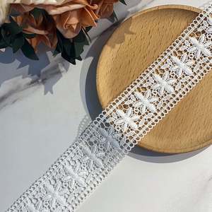 Custom Embroidered Bilateral Openwork Water-Soluble <b>Lace</b> Polyester Lolita Neckline <b>Lace</b> - Product Image 2