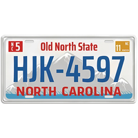 Road Street Sign en relieve Logo Placa de identificación Metal Tin Sign Decorativo Car License Plate