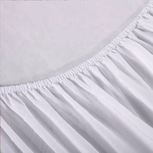 Bianco Impermeabile <span class=keywords><strong>Letto</strong></span> <span class=keywords><strong>Singolo</strong></span> Materasso Protector Hotel Copriletto King Size - Product Image 6