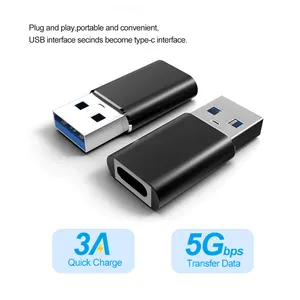 Adaptateur Usb femelle à connecteur mâle de Type C, Otg vers Usb 3.0