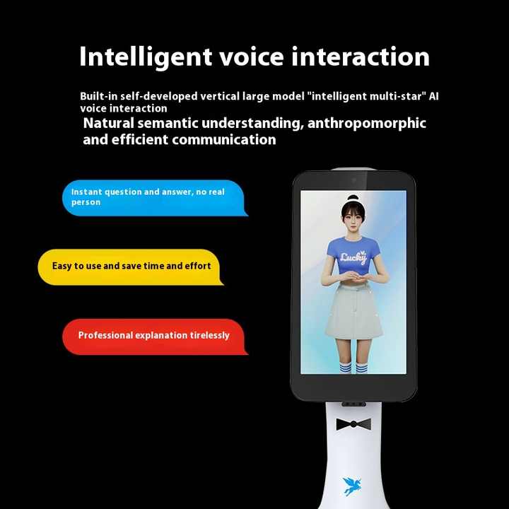 Pangolin Virtual Digital Interactive Service Robot Intelligent Welcome Guide for Exhibition Halls