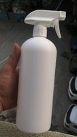 Bouteille pulvérisateur chimique vide de 250 ml, 500 ml, 16 oz, robuste, noire, transparente, bouteille pulvérisateur de 24 oz pour solutions de nettoyage, pulvérisateur de 1 l en HDPE