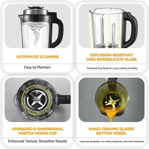 Machine à lait de soja électrique intelligente professionnelle 800W, machine à soupe chaude, qualité supérieure, chauffage robuste, blender commercial, usage domestique - Product Image 2