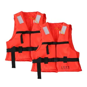 Good Quality Marine Solas Offshore Fishing High Buoyancy Work Life jacket Vest Reflective for Adult Boat