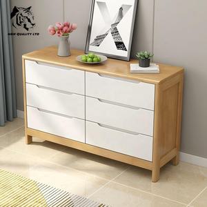 Proveedor chino, precio económico, personalizado, en stock, listo para enviar, nuevo diseño, cómoda con cajones, muebles de dormitorio, gabinete con cajones de madera. - Product Image 6