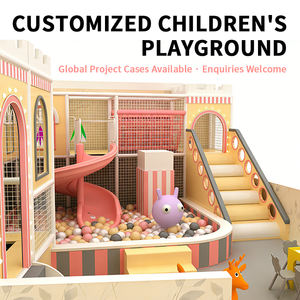 Système de jeux souple sur le thème de la crème, personnalisable, pour <span class=keywords><strong>parc</strong></span> d'attractions intérieur, piscine à balles pour entreprises familiales, capacité 50-200 enfants - Product Image 4