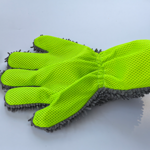 Kit de lavage de voiture en microfibre Chenille Greenwell Bleu Blanc Éponge fine non imperméable <span class=keywords><strong>Gant</strong></span> de lavage de voiture - Product Image 3