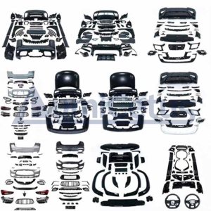 Pour <span class=keywords><strong>Range</strong></span> <span class=keywords><strong>Rover</strong></span>, Vogue, Sport, Evoque et Defender - Kit carrosserie complet pour les modèles anciens et les nouveaux modèles restylés avec calandre, phares, feux arrière. - Product Image 1