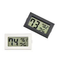 デジタル華氏度ディスプレイミニLCD温度計電子車湿度湿度計温度