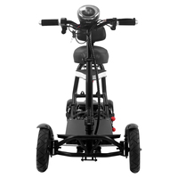 Parfait voyage transformateur 4 roues améliorer pliable électrique scooter de mobilité pliant pratique pour handicapés