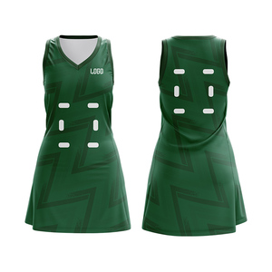 <b>Sublimated</b> Netball Jersey Breathable Fabric Netball Uniform Custom Netball Dress For Women - Product Image 1