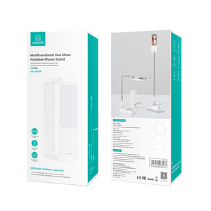 <span class=keywords><strong>USAMS</strong></span> 2023ไฟวงแหวน LED ชาร์จแบตเตอรี่ได้แบบพกพาที่วางโทรศัพท์มือถือแบบยืดหยุ่น - Product Image 6