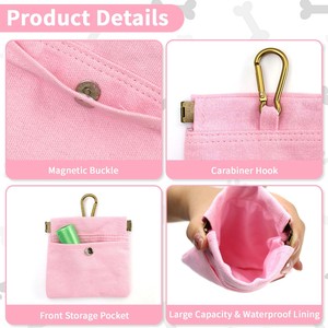 Free Sample Pet <b>Training</b> Food Dispenser Waist Clip Food Grade Wool Waterproof IP67 <b>Treat</b> Pouch Magnetic Closure BPA Free for - Product Image 4
