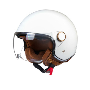 Tùy Chỉnh Retro Cổ Điển Nửa Mở Mặt Xe Máy Mũ Bảo Hiểm Cho Nam Giới Và Phụ Nữ Hiện Đại Sợi Thủy Tinh Vỏ Nửa Mũ Bảo Hiểm - Product Image 3