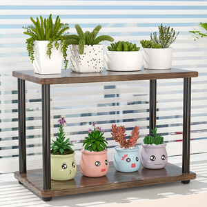 Étagère à fleurs pour rebord de fenêtre, support de <span class=keywords><strong>rangement</strong></span> multi-niveaux en acier chromé pour chambre à coucher, fenêtre en baie, pot de fleurs sur pied - Product Image 3