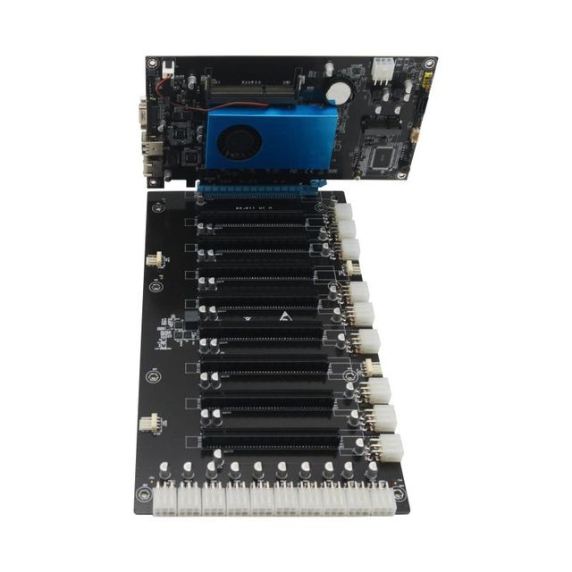 Russia Hot Sales B75 Mainboard Spacing 35MM 8 GPU PCIE Slot GPU DDR3 LGA 1155 Motherboard