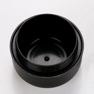 Pot en plastique unique de 30 ml pour démaquillant noir givré, 30 g, vente en gros, récipient rond pour crème ou gel - Product Image 4