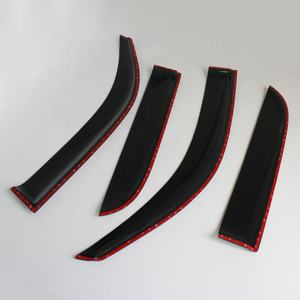 แผ่นบังแดดข้างประตูรถยนต์ สีดำ สำหรับรถยนต์โตโยต้า 4 รันเนอร์ ปี 1998 2000 อุปกรณ์ตกแต่งอะคริลิค - Product Image 4