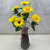Bunga Gerbera Daisy Buatan yang Cerah untuk Dekorasi Rumah dan Pernikahan