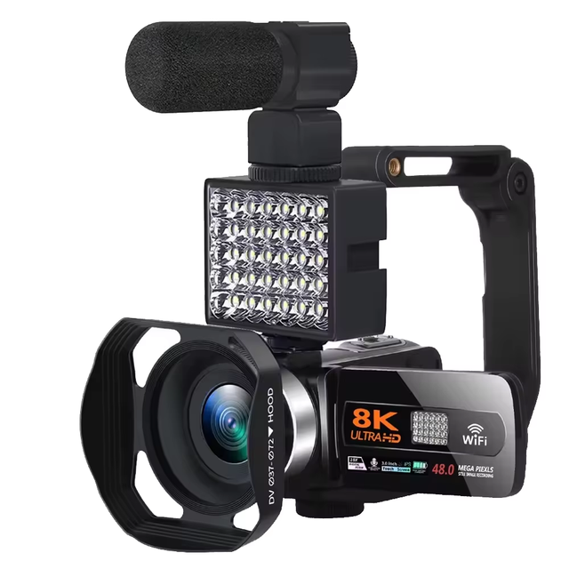 64MP 18x Digital Zoom Professional Cameras Video Recording New Digital Camera with 8K LCD Touchscreen Ultra HD WIFI Portable
