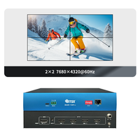 7680X4320 60Hz 8K60 28nm 1-Eingang-4-Ausgang HDMI FPGA Zero-Latency-Splicing für Medienstudio Multi-Desktop-Arbeit Multi-Screen-Erweiterung CE
