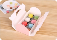 Boîtes à macarons personnalisables Boîte à gâteaux en papier d'art finition mate impression feuille d'or pour cadeaux Plateau à chewing-gum sucre huile d'olive
