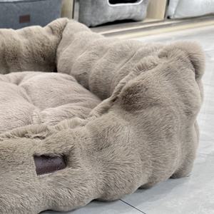 Camas grandes para acampar para mascotas, 120Cm, modernas, orgánicas, pequeñas, de lujo, de terciopelo, impermeables, únicas, para mascotas, camas para la ansiedad - Product Image 2