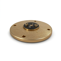 Serrure torsadée en métal de luxe Changqin DL6613 pour fermeture de fermoir de laisse de sac à main et de chien avec serrures rondes