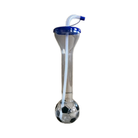 Gobelet en plastique jetable de 700 ml avec logo personnalisé, avec couvercle et paille, pour fête en plein air, boisson directe, souvenir, jus, boissons glacées
