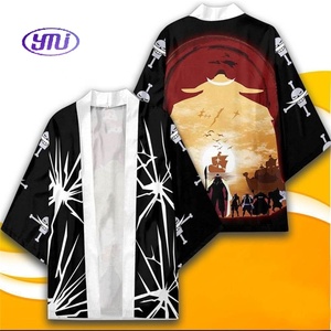 เสื้อยืดคอสเพลย์ลายอนิเมะ 48 แบบ ลูฟี่ โซโล นามิ ซันจิ พร้อมเสื้อคลุมกิโมโนแบบญี่ปุ่น ฮาโอริ ยูกาตะ ผ้าโพลีเอสเตอร์ สำหรับทั้งชายและหญิง มีสินค้าพร้อมส่ง - Product Image 4