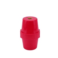 Isolateur K&R SM76*47-M8 - Isolateur cylindrique en forme de broche rouge basse tension haute résistance pour borne
