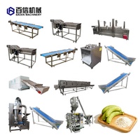 Ligne de production de farine de banane et de plantain, machine à fabriquer de la poudre de banane, économique et durable