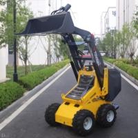 Niedriger Preis Kompakter hydraulischer Mini-Kompakt lader EPA-Motorrad-Frontlader Kleine Kompakt lader farm mit Schaufel
