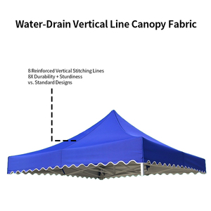 210t vải polyester Lều draping cho bóng râm buồm & lưới cấu trúc cho các sự kiện ngoài trời và sử dụng thương mại - Product Image 2
