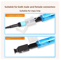 Stylo de nettoyage pour fibre optique MPO pour le nettoyage rapide des extrémités des câbles de fibre optique, adaptateur d'interface MPO/MTP, nettoyant pour module optique