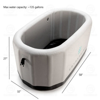 Baignoire de plongée froide gonflable personnalisée en tissu Drop Stitch pour la cryothérapie