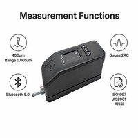 Medidor de rugosidad de superficies inteligente con aplicación para smartphone, Bluetooth 5.0, plataforma IoT en la nube, unidad de control + sensor, medición de perfil Ra Rz