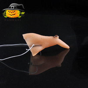 Nariz Larga de PVC para Disfraz de Bruja, Accesorio de Maquillaje para Halloween, Unisex - Product Image 2