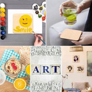 Vietnam Factory Classic Manufacture Custom 3MM Plywood Unfinished Wood <b>Coasters</b> <b>for</b> <b>Drink</b> - Product Image 5